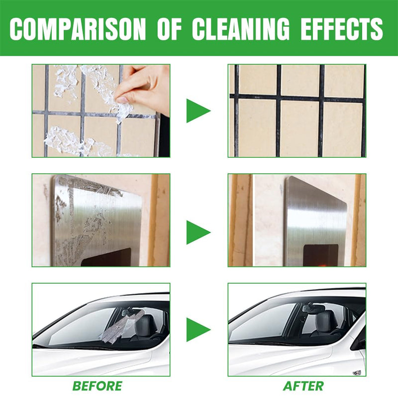 WAWJ® Label Remover, Multi-Purpose Adhesive Remover and Abrasion-Resistant Cleaner with Scraper, Quickly Removes Stubborn Labels, Adhesive Residues and Stickers from All Smooth Surfaces