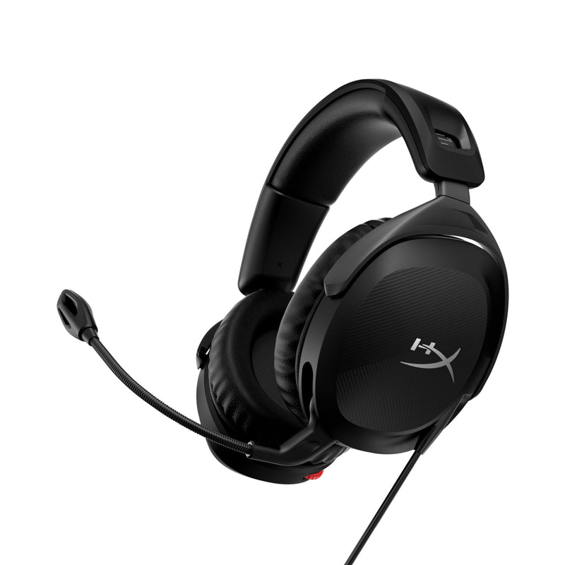 HyperX Cloud Stinger 2 – Gaming Headset, DTS Headphone:X Spatial Audio, Lightweight Over-Ear Headset with mic, Swivel-to-Mute Function, 50mm Drivers, PC Compatible, Black Wired