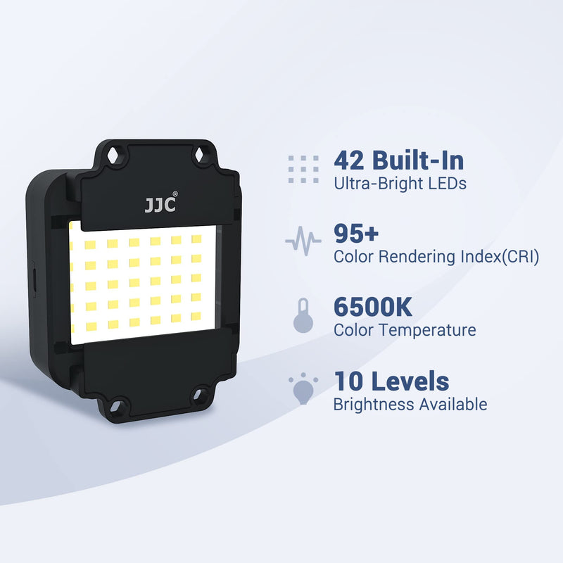 JJC 35mm Film Digitizing LED Light with Film Retriever Tool, 10-Level Brightness Backlight for Slide and Negative Scanning
