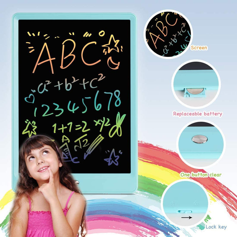 ORSEN LCD Writing Tablet, Colorful Doodle Board Drawing Pad for Kids, Drawing Board Writing Board Drawing Tablet, Educational Christmas Boys Toys Gifts for 2 3 4 5 6 Year Old Boys, Girls