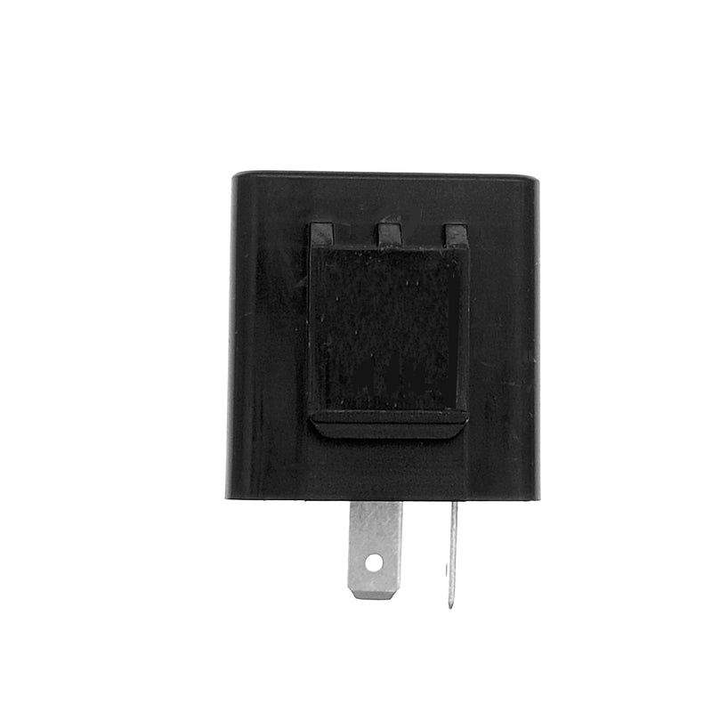 JZK 12V 2 Pin LED Motorcycle Load Indicator - Turn Signal Blinker Relay with Fix Electronic Control