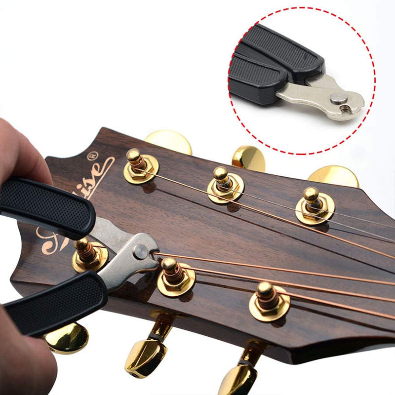 [AUSTRALIA] - Onwon 3-In-1 Guitar String Winder Cutter Bridge Pin Puller Tool - Multifunctional Guitar Maintenance Tool - String Peg Winder + String Cutter + Pin Puller Instrument Accessories 