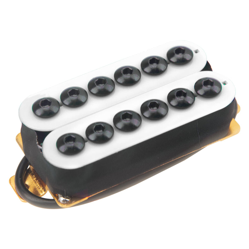 [AUSTRALIA] - 2Pcs Yootones Adjustable Electric Guitar Humbucker Double Coil Pickup Neck 50mm Bridge 52mm Compatible with ST SQ LP Guitar Instrument (White) White 
