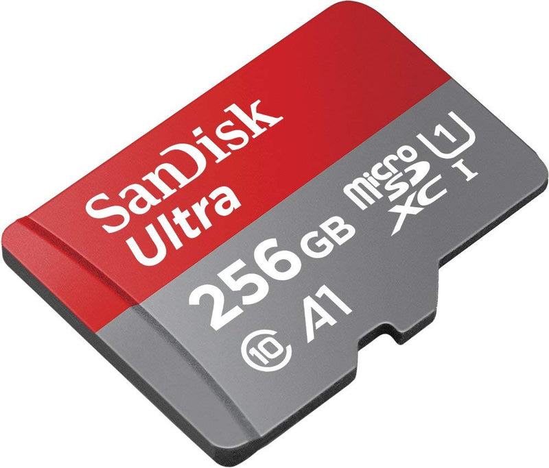 SanDisk 256GB SDXC Micro Ultra Memory Card Works with Samsung Galaxy S10, S10+, S10e Phone Class 10 (SDSQUAR-256G-GN6MN) Bundle with (1) Everything But Stromboli 3.0 Card Reader