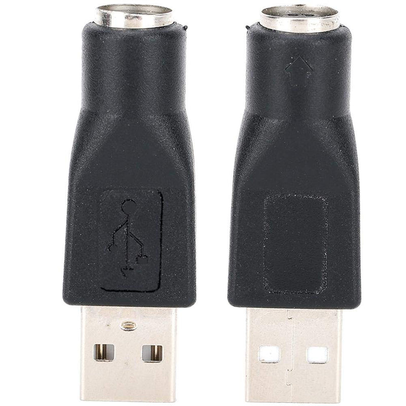 5pcs PS/2 Keyboard/Mouse to USB Converter Adapters USB Male to for PS/2 Female Adapter Converter No Driver for Keyboard Mouse with PS/2 Interface