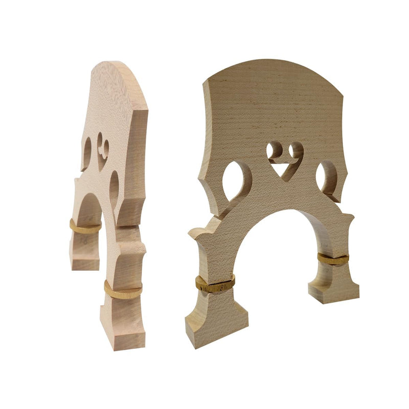 3/4 Upright Double Bass Bridge Bass Double Bass Accessory Upright Bass Parts (Maple Adjustable) Maple Adjustable