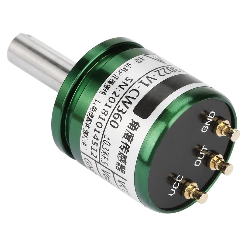 Nikou Hall Angle Sensor, Rotary Encoder, Rotary Encoder, Rotation Axis Resolution, 0.088°, 0-360 Degree, Rotating Hall Angle Sensor, 0-5V Output, Full Circle, 12 Bit