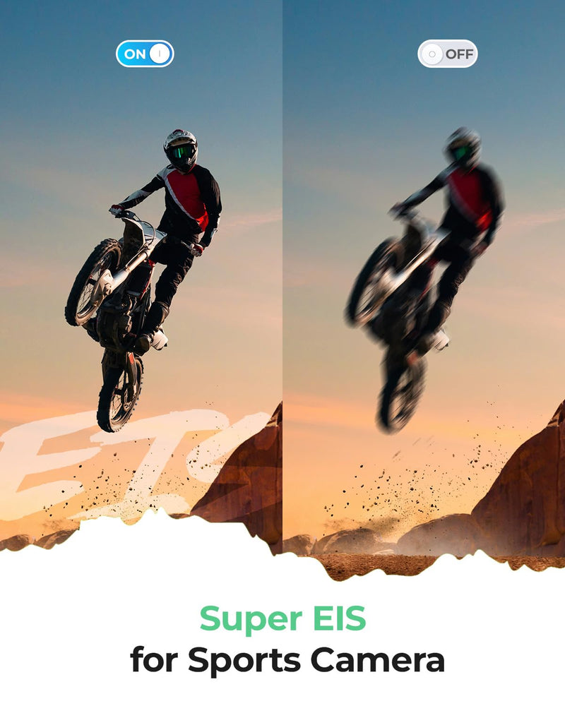 4K Action Camara Waterproof with 64G Crad- 60FPS 48MP HD WIFI Camera with EIS 40M Underwater Camera 170°Wide Angle Sports Camera with 2.4G Remote Control 2 Batteries Helmet Mount Accessories Kits