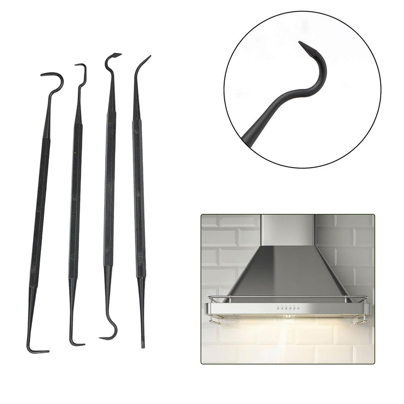 6 Pieces Metal Brush with Double Ended + 4 Pieces Cleaning Tips, Mini Metal Brushes for Cleaning Slag and Roller