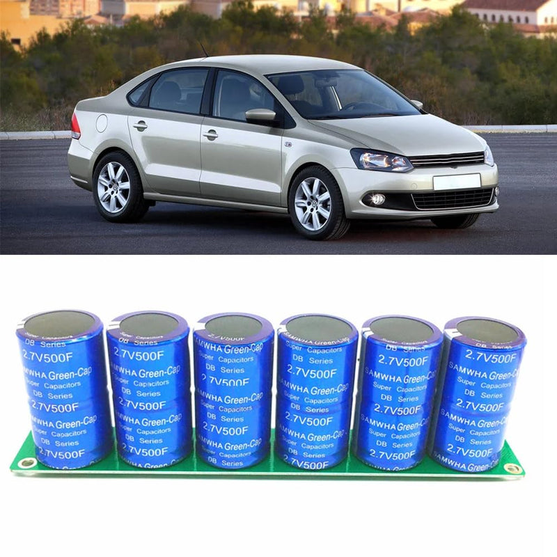 1Set of 6 Automotive Supercapacitor Rectifier Modules 35 x 60 mm 2.7V 500F Supercapacitor Rectifier Module with Balancing Board Circuit Boards