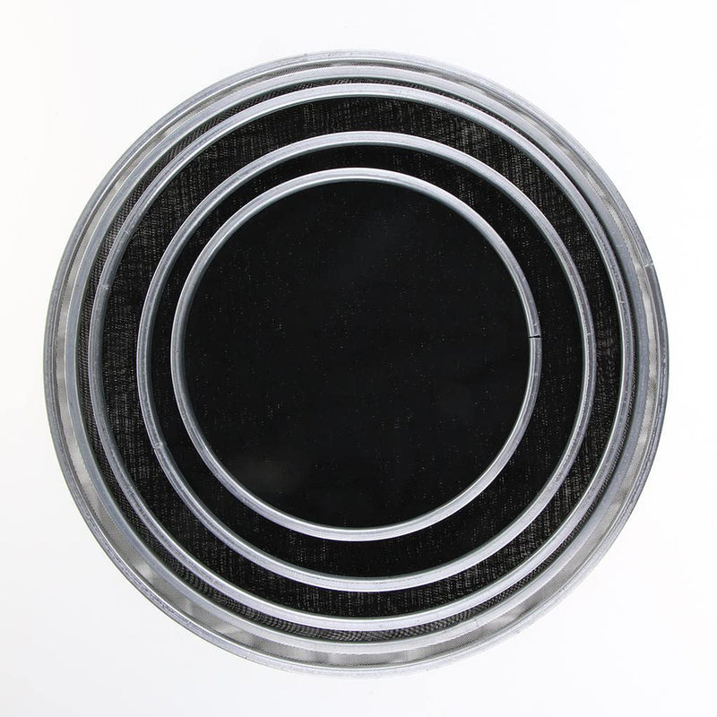 [AUSTRALIA] - 2-Ply Mesh Silent SKIN for Drum Set Replacement, Black, 8inch 