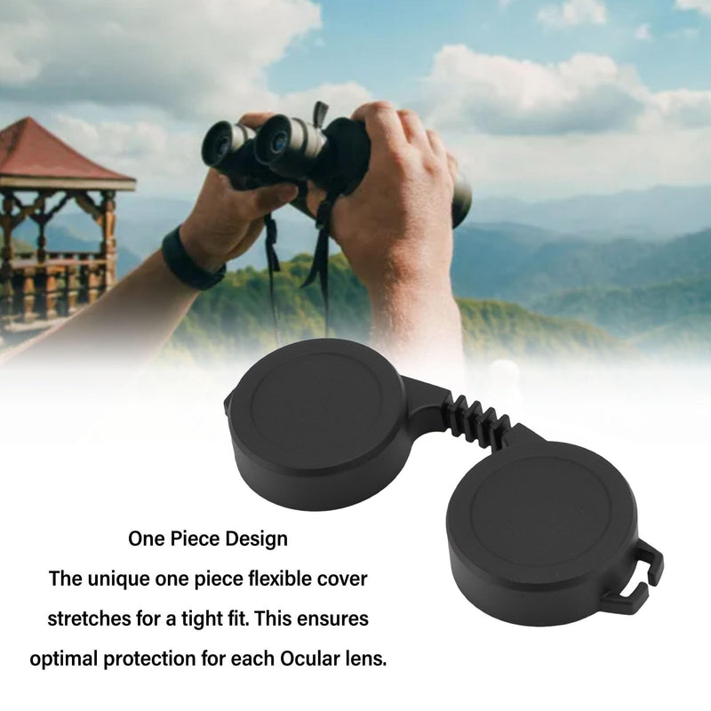 [AUSTRALIA] - 43‑44.8mm Binocular Ocular Lens Cover Binoculars Rainguard Eyepiece for 8x30 10x30 8x32 10x32 8x42 10x42 8x50 Binoculars 
