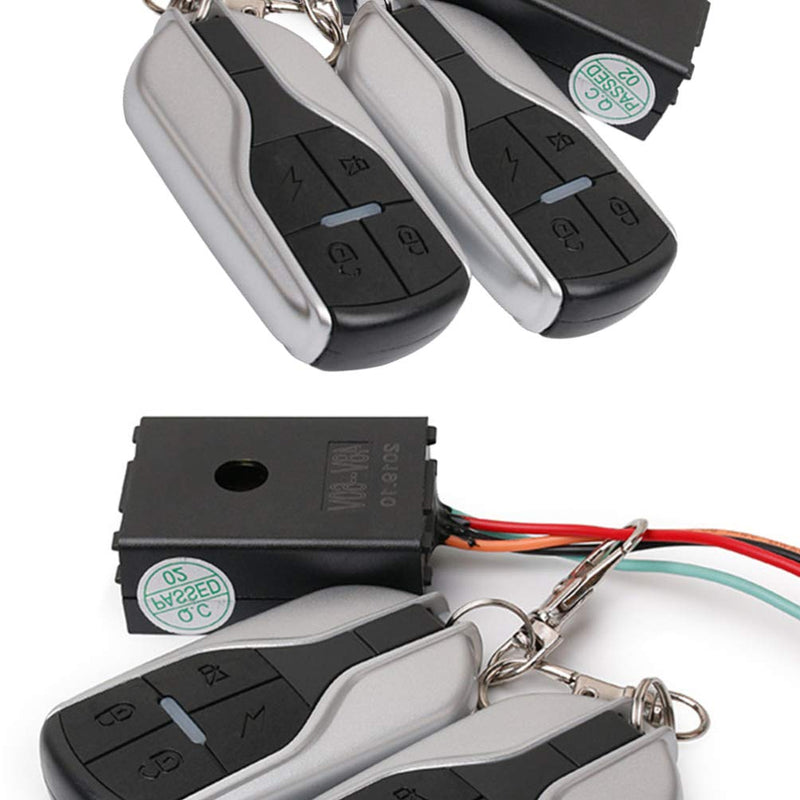 [AUSTRALIA] - Garneck Motorcycle Anti Security Alarm System with Double Remote Waterproof for 48V 60V 64V 72V Scooter Bicycle - Remote Control Random Style 
