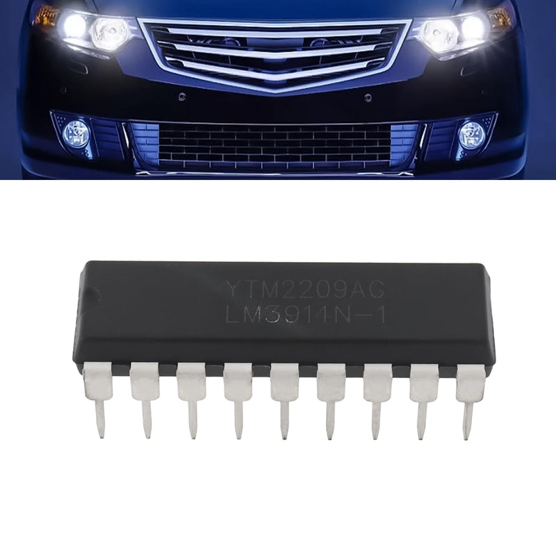 Create idea LM3914N-1 18-Pin LED Driver Display Driver for Lighting Lamp Pack of 10
