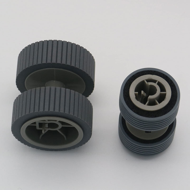 Intendvision Replacement Scanner Brake Roller and Pick Roller Set Compatible for Fujitsu fi-6130 fi-6130Z fi-6140 fi-6140Z fi-6230 fi-6230Z fi-6240 fi-6240Z fi-6125 fi-6225, PA03540-0001 PA03540-0002