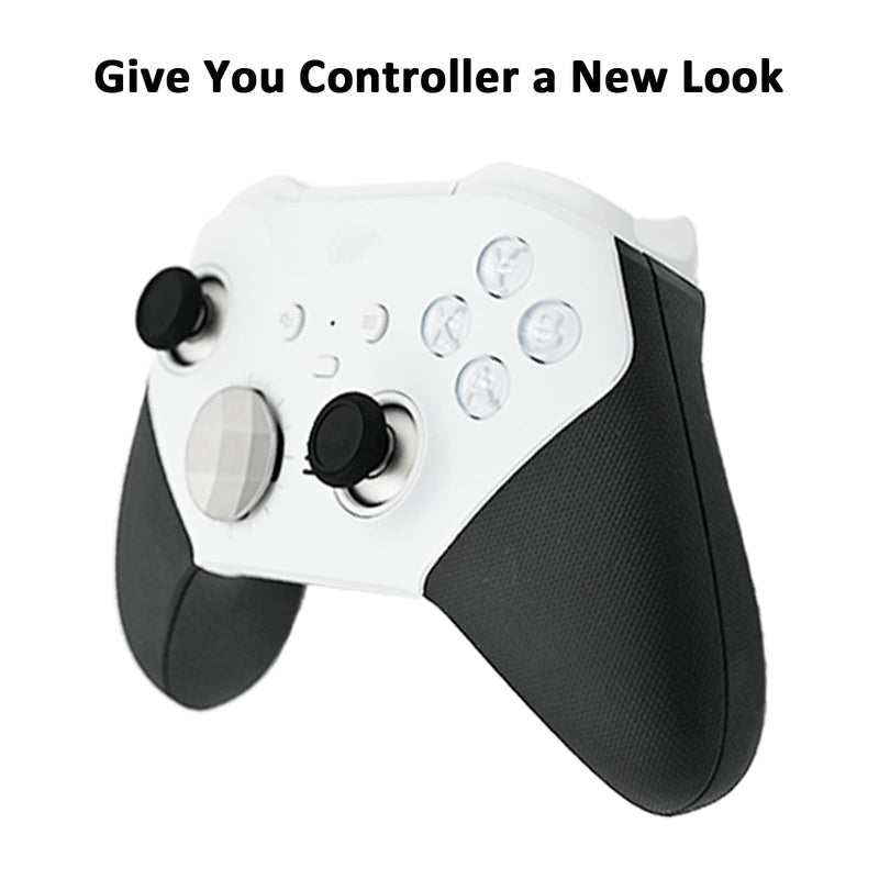 White Elite 2 Front+ Back Housing Shell Replacement Kit Compatible for Xbox Elite Series 2 Controller Housing Shell White