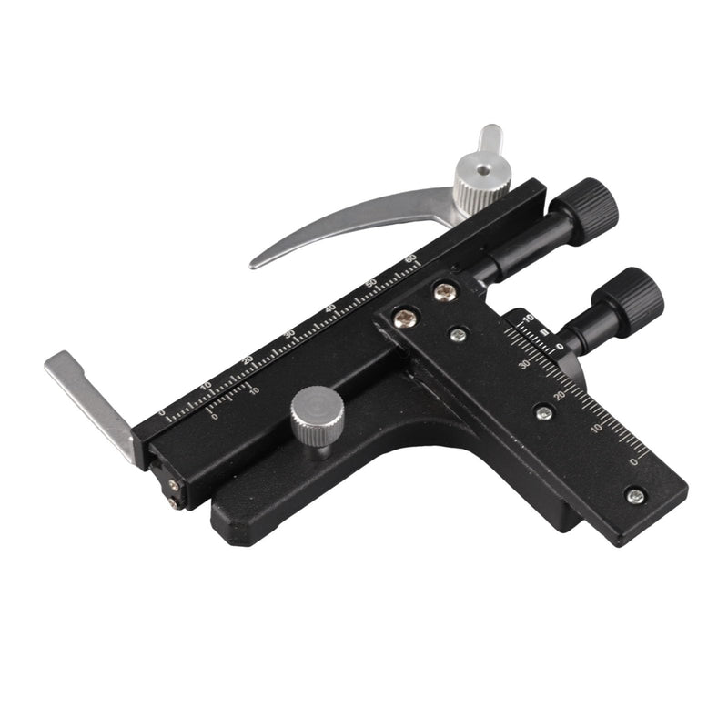 Professional Clip-on Mechanical X-Y Movable Stage Calipers with Scale for Microscope