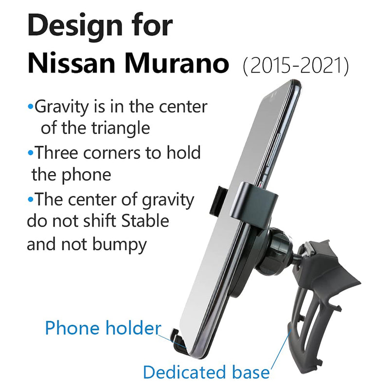 Car Phone Holder for 2015-2024 Nissan Murano Auto Accessories Navigation Bracket Interior Decoration Mobile Cell Phone Mount