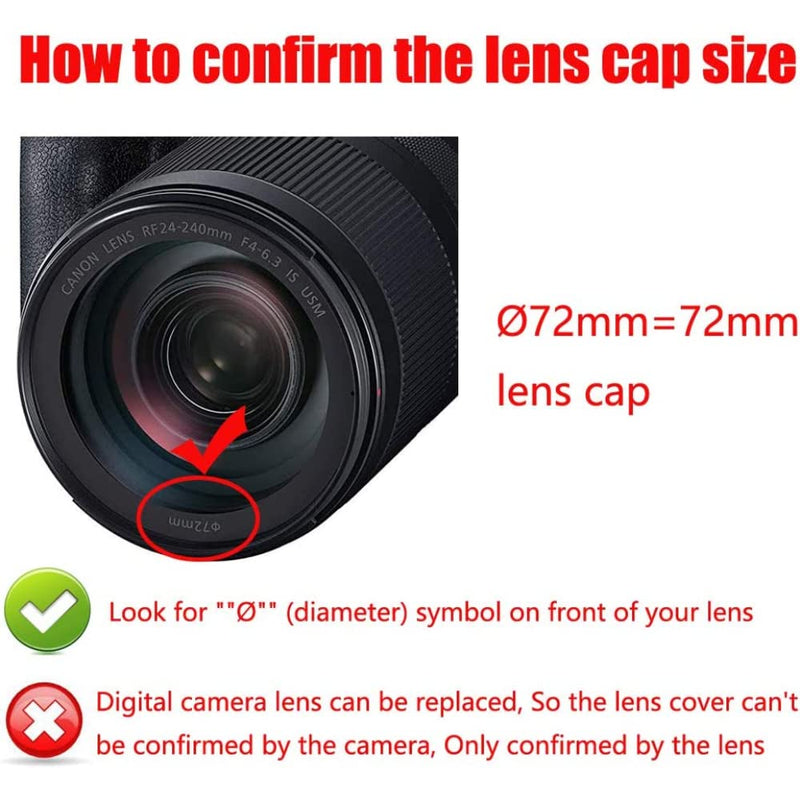 [AUSTRALIA] - || 72mm Lens Cap for Tamron 18-400mm f/3.5-6.3 Di II VC HLD Lens, Tamron 18-400mm f/3.5-6.3 Di II VC HLD and More Ø72 mm Lens Cap 