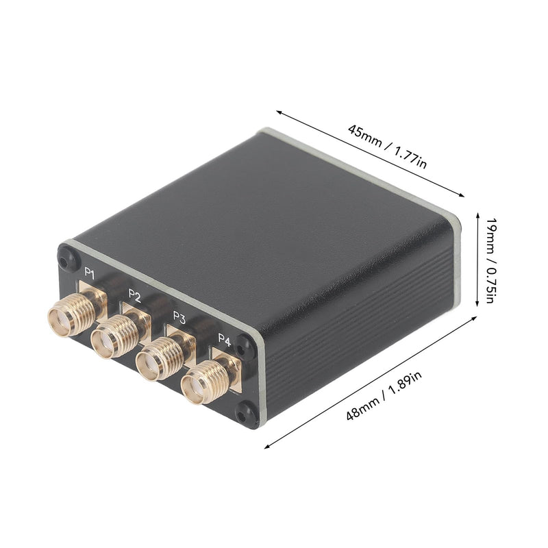 Active RF Isolation Distributor, 100kHz-150MHz RF Splitter for SDR GPSDO Source, Reliable Distribution with Isolator for Common Mode Interference Suppression