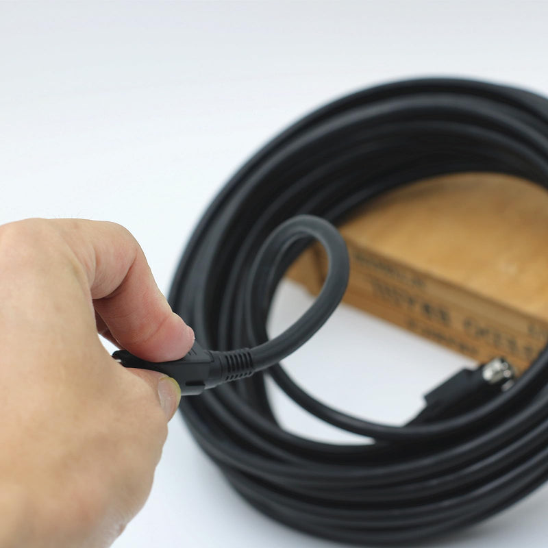 iK iLoud MTM Master-Slave Speaker Link Cable - 4-Pin Male to Male, High-Flexibility Pure Copper Audio Cable- Lossless Sound Transmission for Studio Monitors-5.65ft/9.84ft/16.4ft/32.8ft (32.8ft) 32.8ft