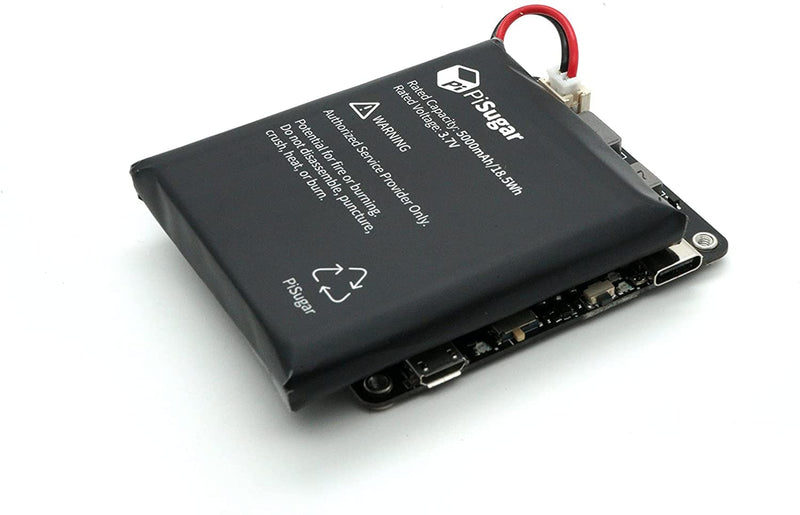 Pisugar S Pro Portable 5000 mAh UPS Lithium Battery Power Module Power Supply for Every Raspberry Pi 3B/3B+/4B Model Accessories handhold