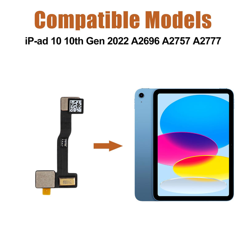 Duotipa New Microphone Flex Cable Internal MIC Connector Ribbon Replacement for iPad 10 10th Gen 2022 10.9 inch A2696 A2757 A2777