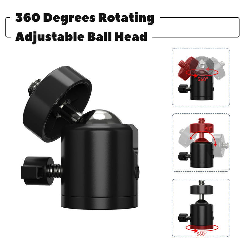 Trail Camera Tree Mount: 360 Degrees Adjustable Game Camera Mount with 1/4 inch Screw, Easy Installation & Compact Sturdy, 3 Pack 3 packs