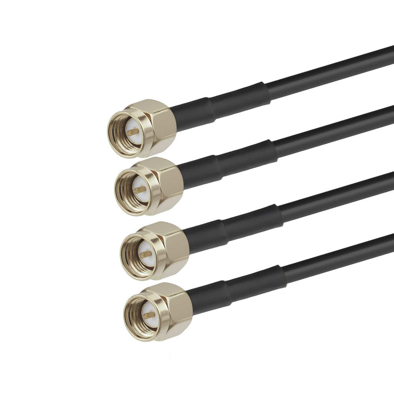 Bingfu 5G LTE Dual Band 4x4 MIMO Outdoor Antenna with 10FT Cable SMA Male Connector for Verizon AT&T T-Mobile 4G 5G Hotspot Modem Wireless Router Cellular Gateway Trail Camera