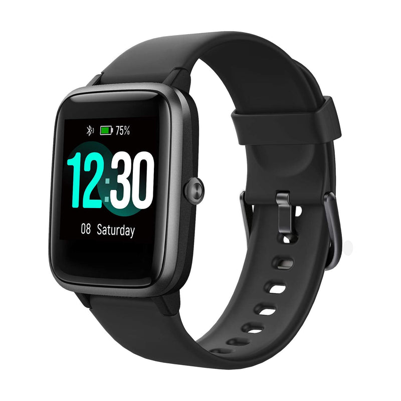 Fitpolo Smart Watch 1.8" Touchscreen Fitness Tracker Watches Blood Oxygen Heart Rate Monitor,Calls,Alexa Built-in, Sleep Calorie Step Counter Waterproof Activity Trackers for Android iPhone