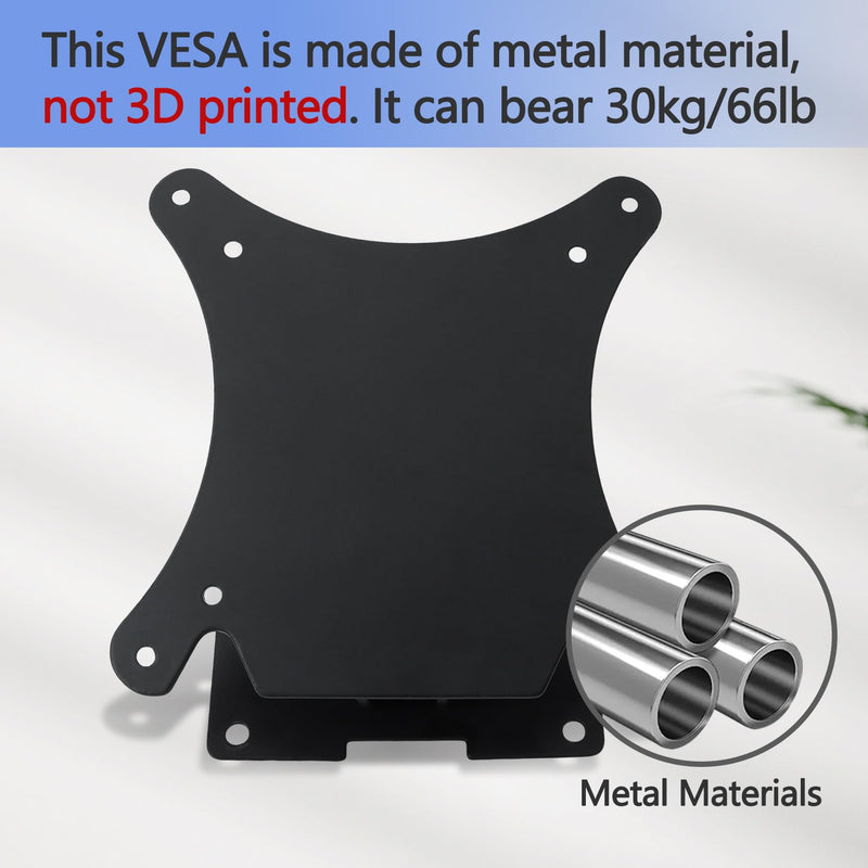 UR59C VESA Mount Adapter Compatible with Samsung UR59 Series 4K Monitor | UR59C Wall Mount Fits U32R590, U32R590CWN, U32R592, U32R592CWU Monitor black