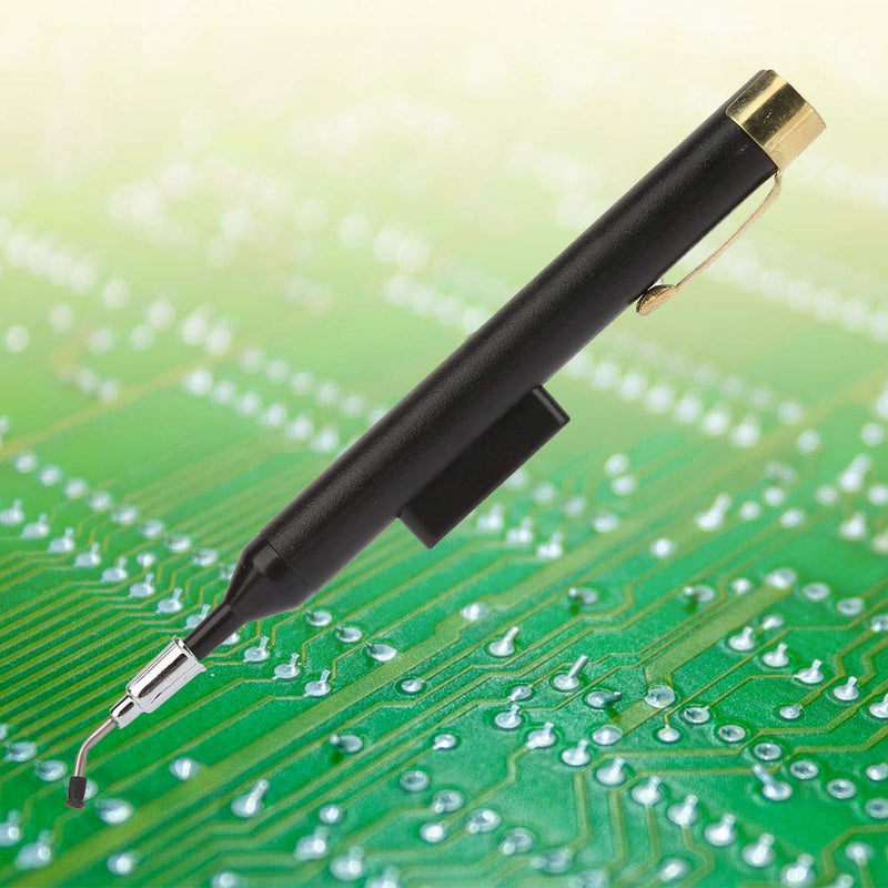 Vacuum Suction Pen Soldering Desoldering Pump Sucker IC SMD Vacuum Suction Pin Remover Tool LP-200 Manual Suction Pump Pickup Tool with 3 Suction Heads, #111