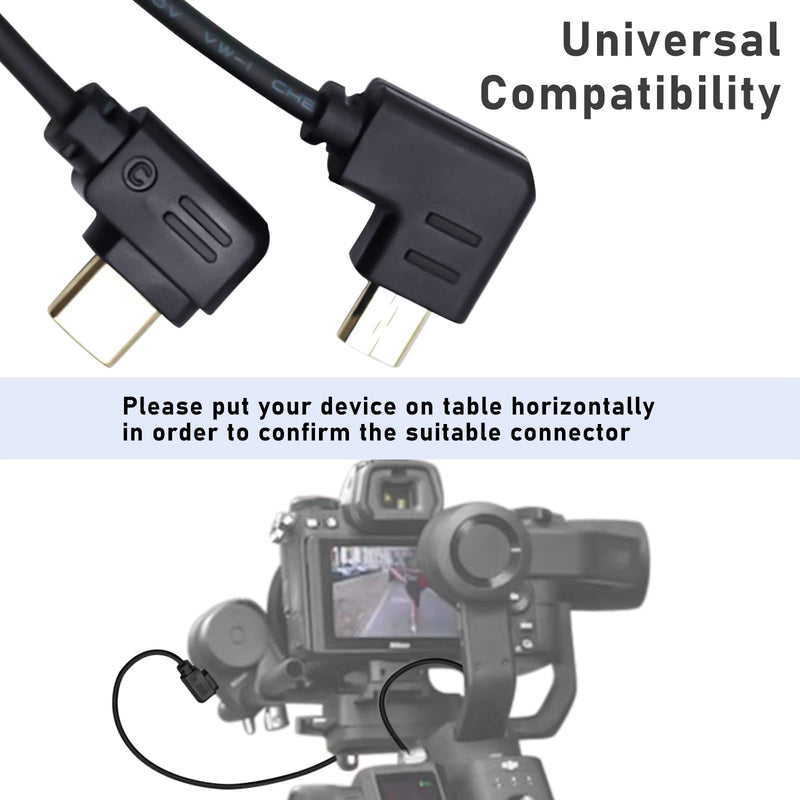 [AUSTRALIA] - RSS Control Cable, USB-C to Multi-USB Multi-Camera Control Cable for DJI Ronin-SC to for Sony A9, A7, A7S, A7/A7S/A7R II, A7/A7R III 30cm (Upwards) 