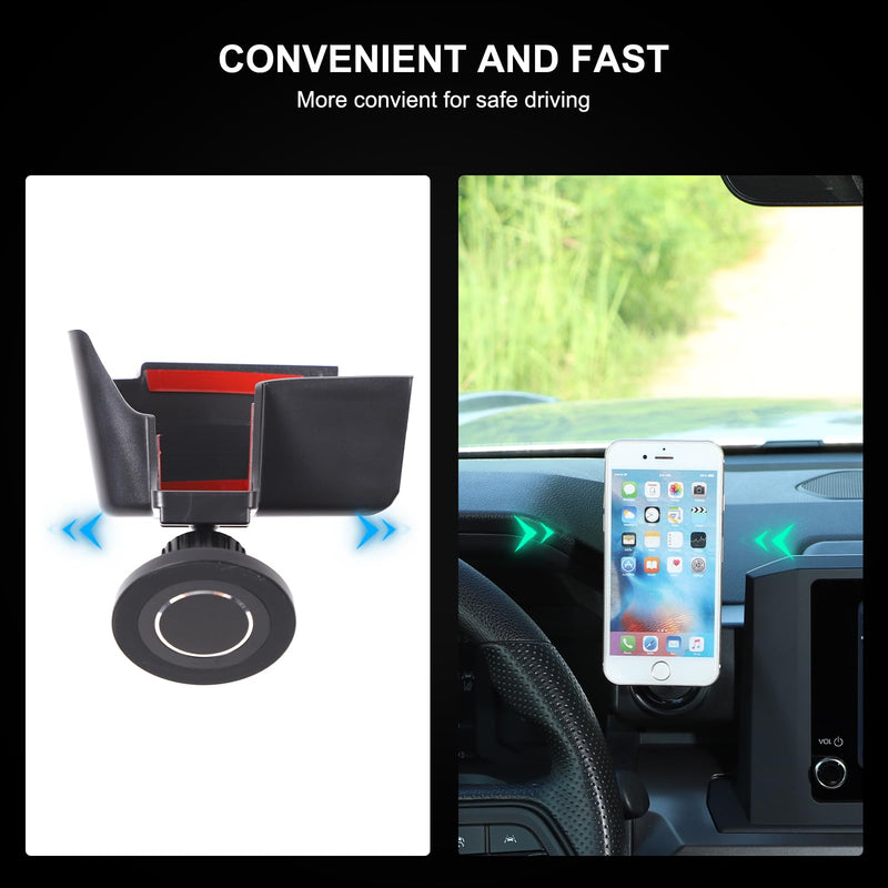 TOYCIDFG Magnetic Phone Holder Rotatable Compatible with Toyota Tacoma 2024 2025 2026, Dashboard Start Button Attached Car Phone Mounted Accessories (8-inch Screen) 8-inch Screen