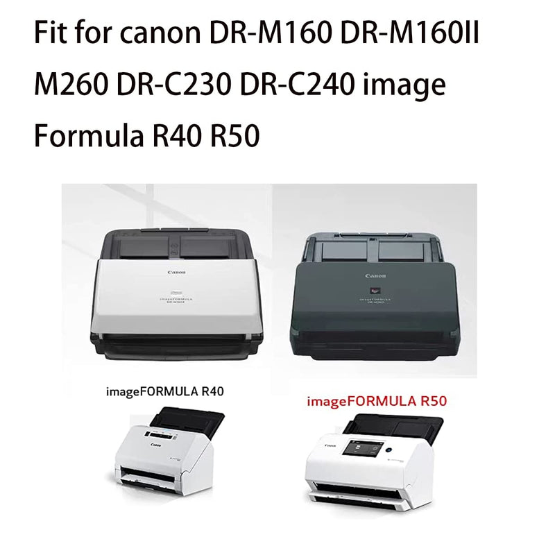 Exchange Roller Kit for Canon DR-M160 DR-M160II M260 DR-C230 DR-C240 R40 R50