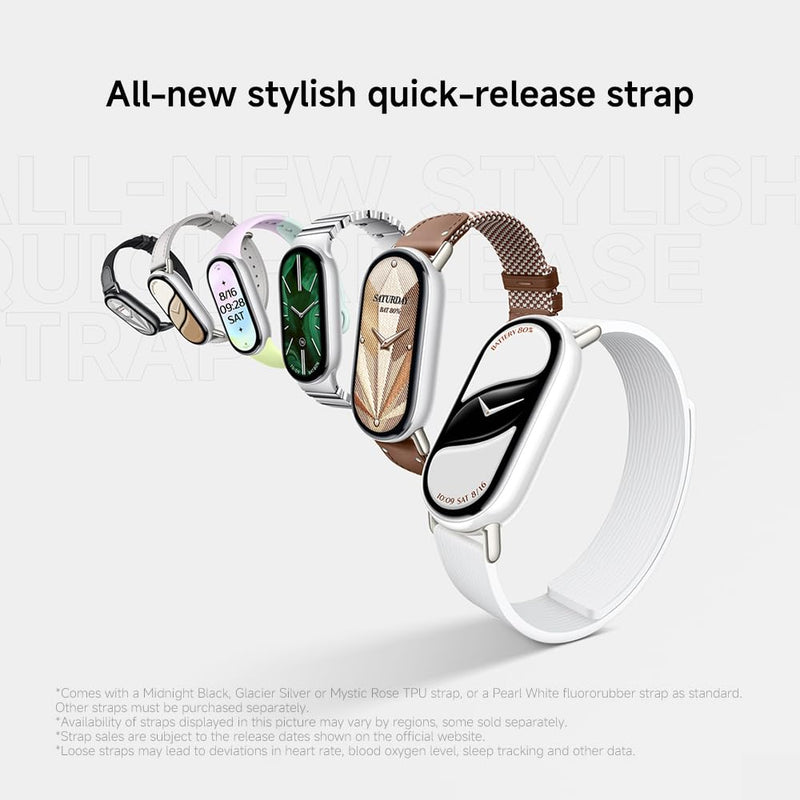 XIAOMI Mi Smart Band 10 (2025) Global Version - 1.72" AMOLED Display | 21 Days Battery Life | Touchscreen, Multi-Sport Tracker, Activity Tracker, Heart Rate Monitor | BT5.4 - (Midnight Black) Midnight Black