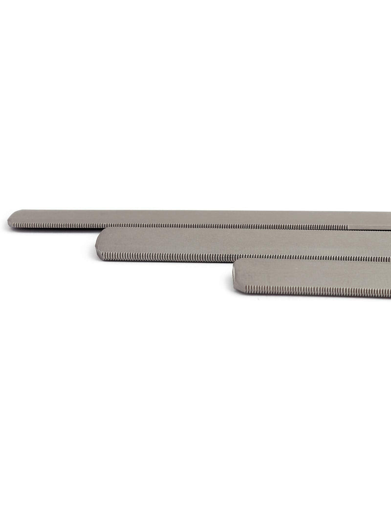 Holmer Bass Guitar Nut Files Double Edge Nut Slotting Files Set Fret Crowning Files Luthier Tools for P Bass Jazz Bass Guitar Set of 3Pcs.