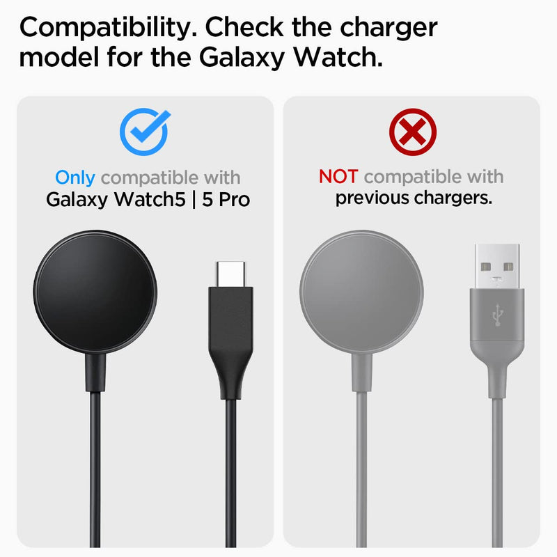 Spigen Rugged Armor Pro and S353 Charger Stand Designed for Galaxy Watch5 Pro 45mm (2022)