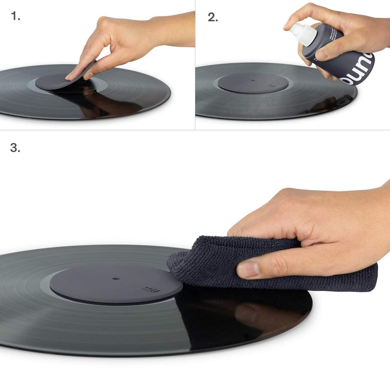 [AUSTRALIA] - Boundless Audio Record Cleaning Solution - 6.75oz Vinyl Cleaner Fluid, Vinyl Cleaner Cloth & Record Label Protector 6.75 oz 