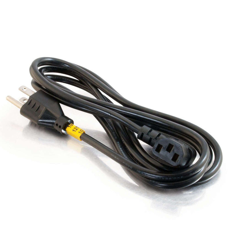 C2G 6FT Premium 90 Degree Replacement AC Power Cord - Durable Power Cable for TV, Computer, Monitor, Appliance & More (24240) 6 Feet