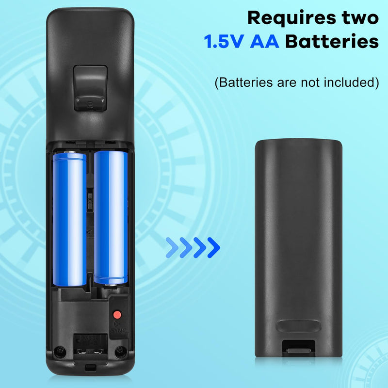 Wii Controller 2 Pack with 2 Nunchucks,Wii Remote for Wii/Wii U,Support Speaker and Vibration