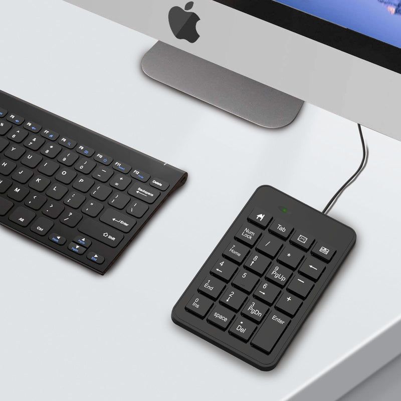 [AUSTRALIA] - Wired USB C Number Pad - 23 Keys Type C Numeric Keypad Upgraded Version of 10 Key USB Keyboard Financial Accounting Numpad Compatible for Laptop, PC, MacBook, Notebook, Desktop,Surface Pro Wired-Typec 