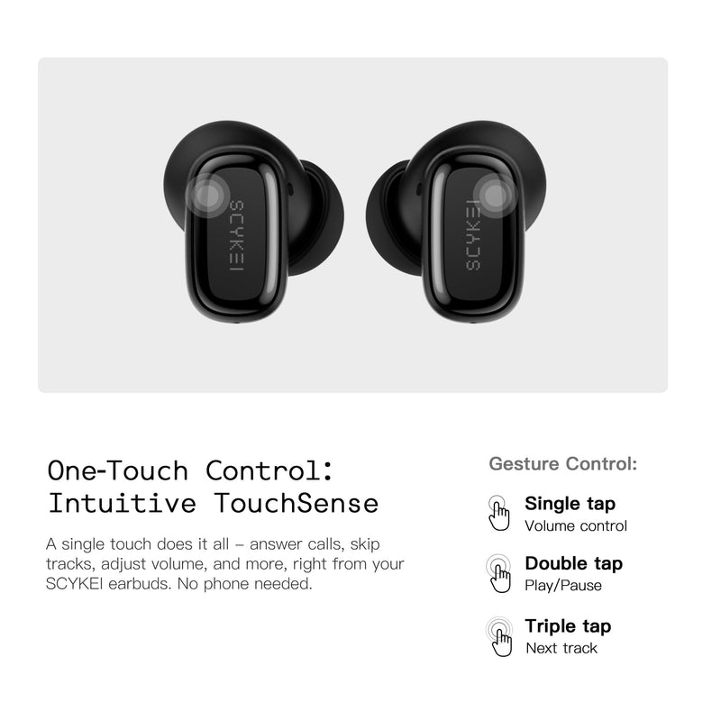 Wireless Earbuds, Bluetooth Headphones with AI Real-Time Translation, 165 Languages, in-Ear Earphones for Travel and Learning