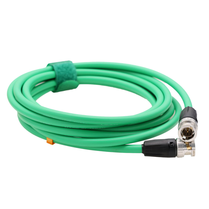 [AUSTRALIA] - Full-Size BNC 12G 4K SDI Video Coaxial Cable for Rolan Recorder SDI Converter Canare LV-61S 75 ohm Flexible Shielded 1m Green 1 m 