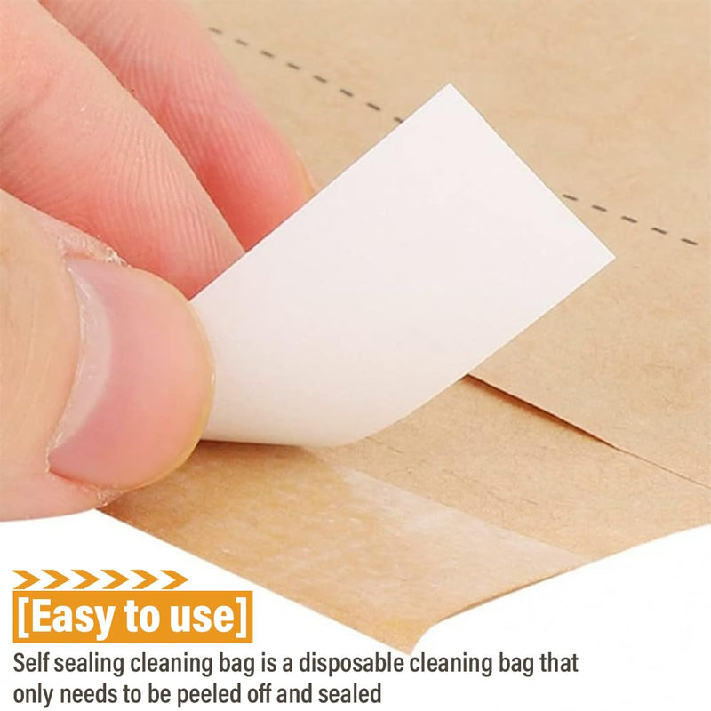 WeddHuis Sterilisation Bags Pack of 50 Self Sealing for Cosmetics and Nail Tools (75 x 150 mm)