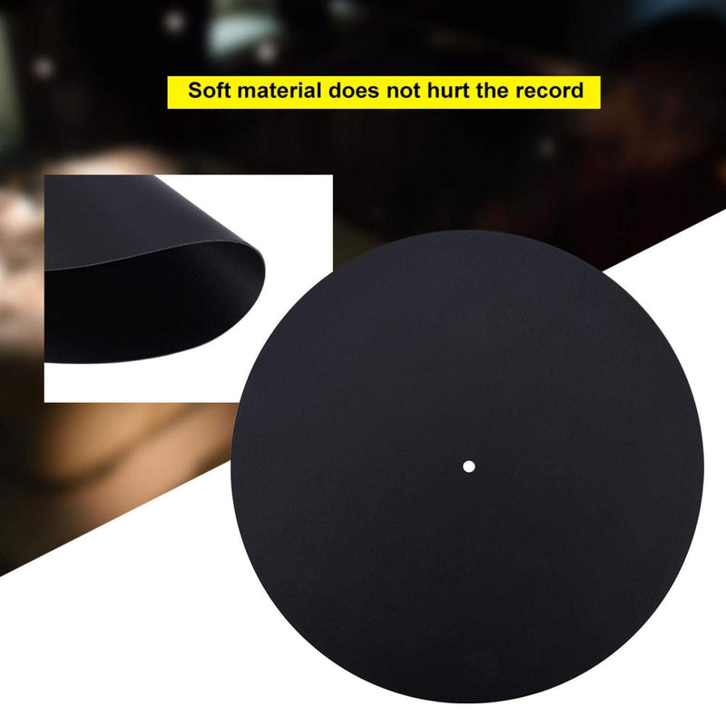 Leather Record Pad Replacement Soft Flat Record Mat Anti-Static Turntable Pad Felt(Thickness 1.5MM)(Thickness 1.5MM)