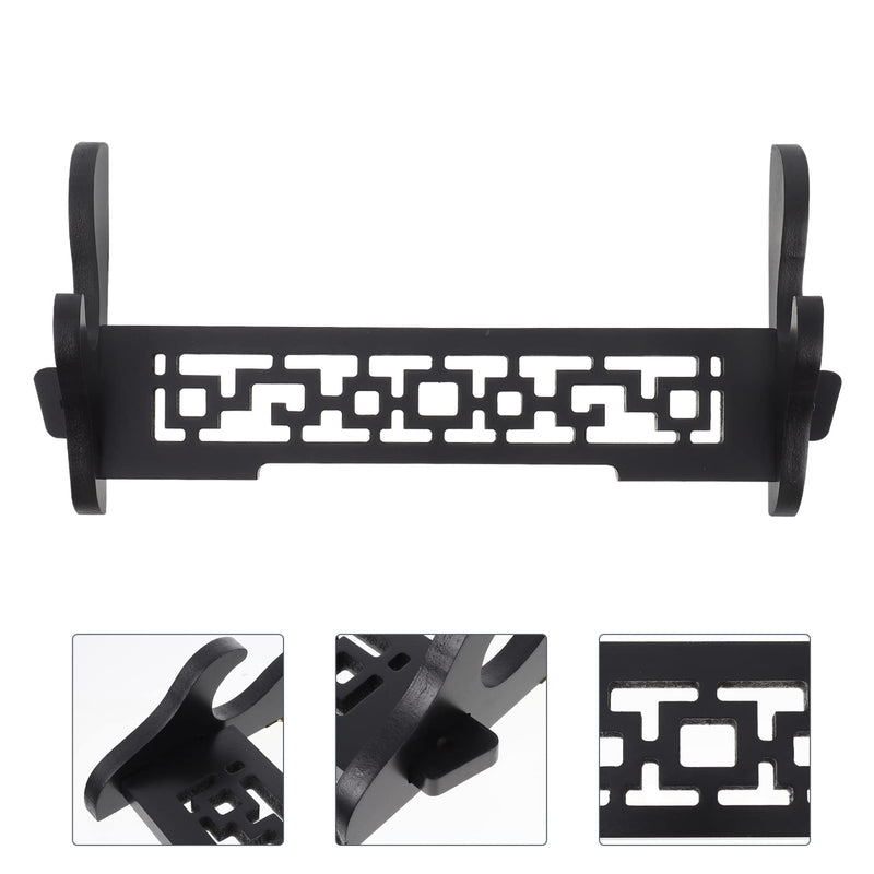 DOITOOL Flute Rack Wall Mount Flute Stand Wall Display Flute Holder Single Layer Swords Rack Samurai Swords Hanger