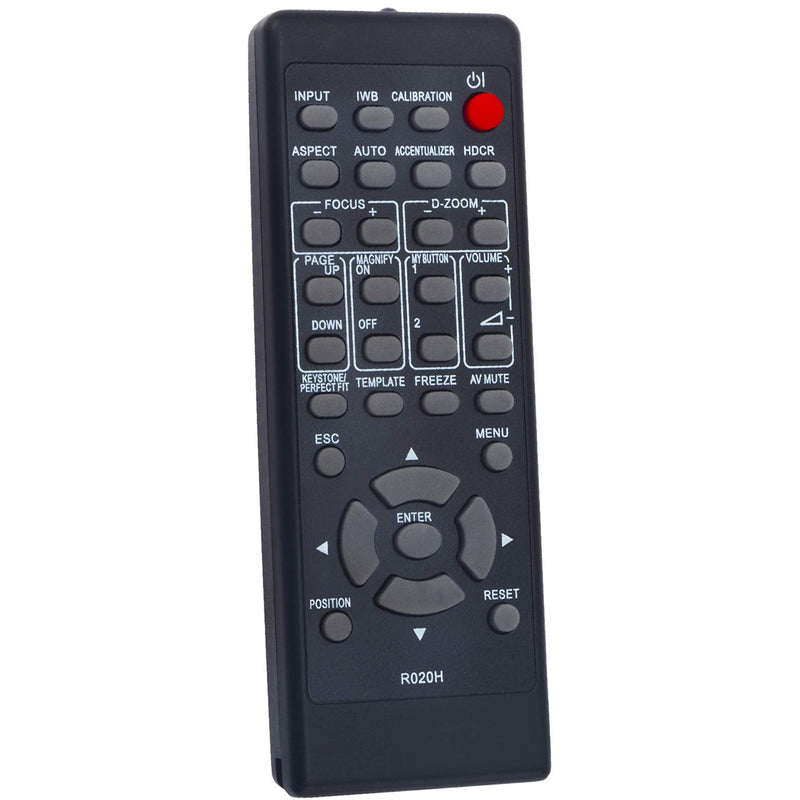 New R020H Replacement Remote fit for Maxell LCD Projector MC-AW3006 MC-AW3506 MC-AX3006 MC-AX3506 MC-CW301 MC-CX301 MC-TW3006 MC-TW3006E MC-TW3506 MC-TW3506E MCAW3006 MCAW3506 MCAX3006 MCAX3506
