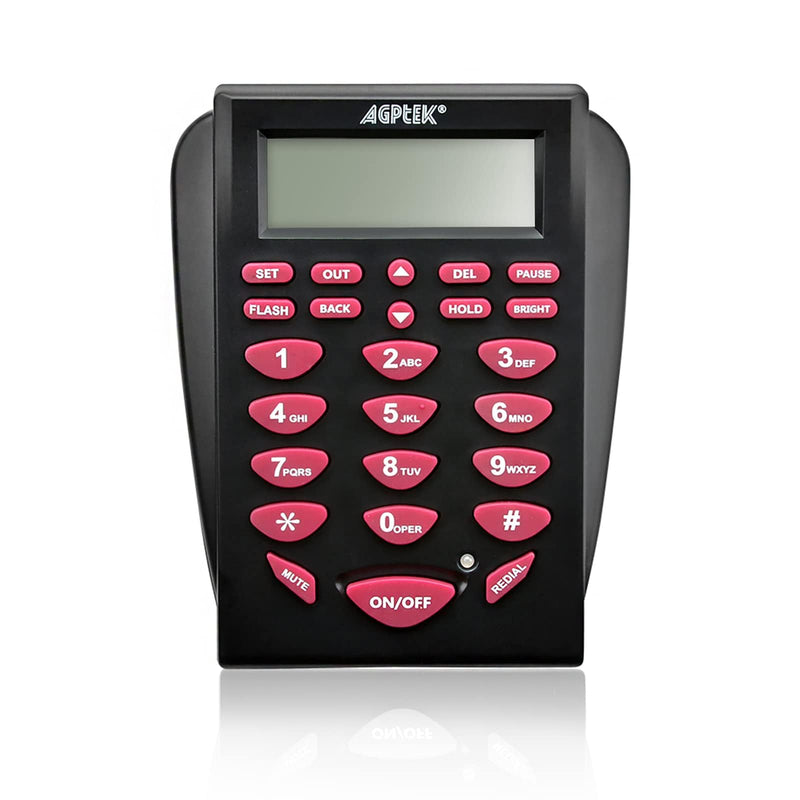 [AUSTRALIA] - AGPtEK UPGRADED Call Center Phone, Corded Telephone with Binaural Headset & Dialpad for House Call Center Office - Noise Cancellation 