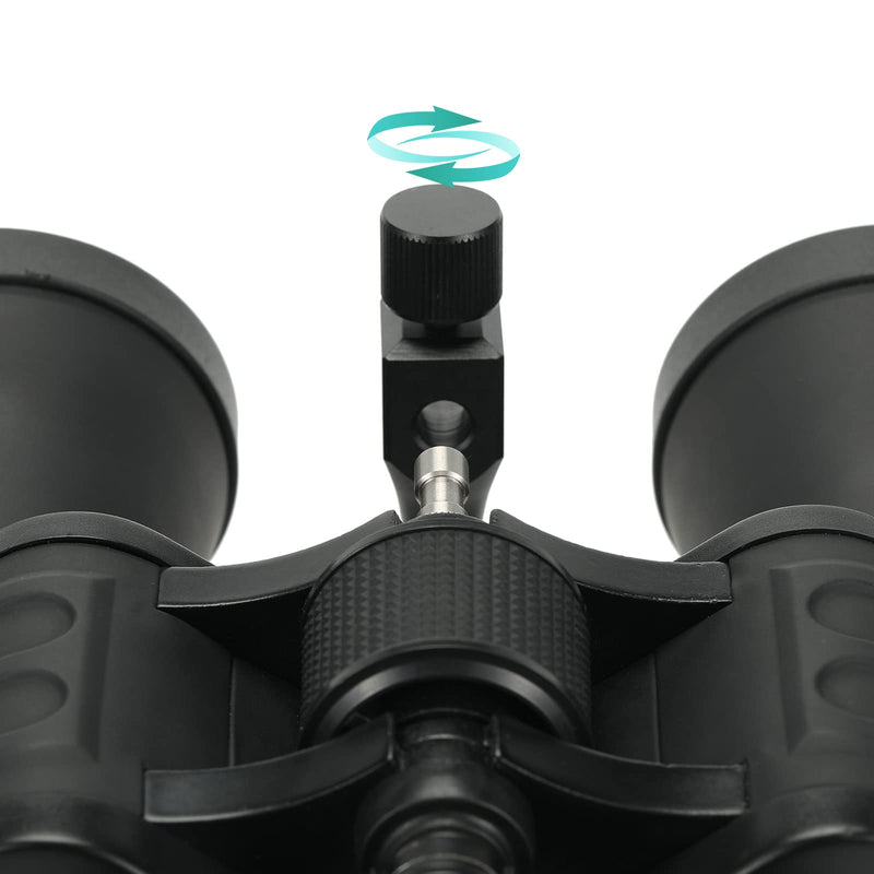 Binocular Tripod Adapter 1/4-20Inch Threading, Quick Release Adapter for Attaching Binoculars to a Tripod Detachable Mount（Black） Bino Tripod Adapter Zhongzhen Tripod Mount Adapter Connection screws X1
